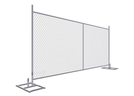 Hot Dipped Temporary Mesh Fence Panels Galvanized Movable Surface Treatment