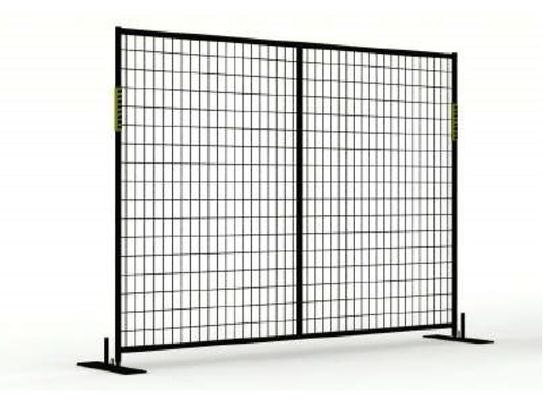 Welded Wire Mesh Crowd Control Barricades Powder Coated Temporary Fence