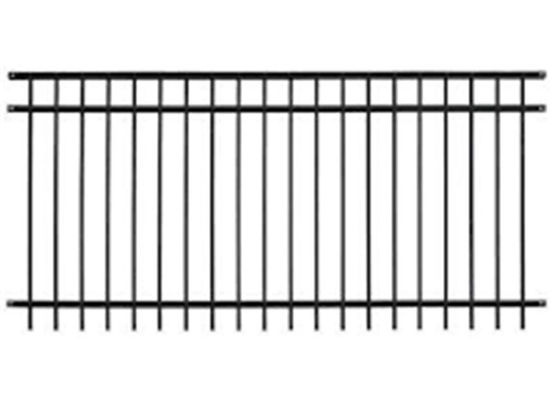 Black Powder Coated Squash Top High Security Fencing 2400 Wide x 1800mm High