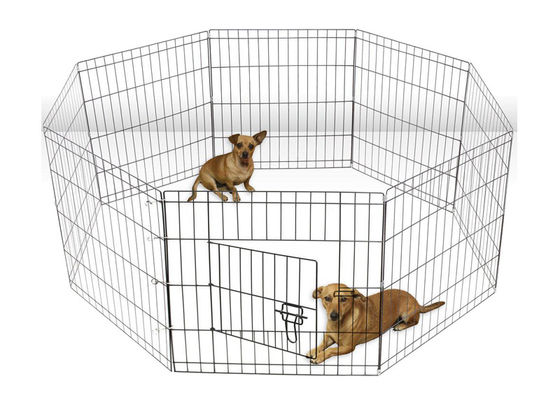 42 Stainless Steel Mesh Box Black Tall Dog Playpen Crate Fence Exercise Cage