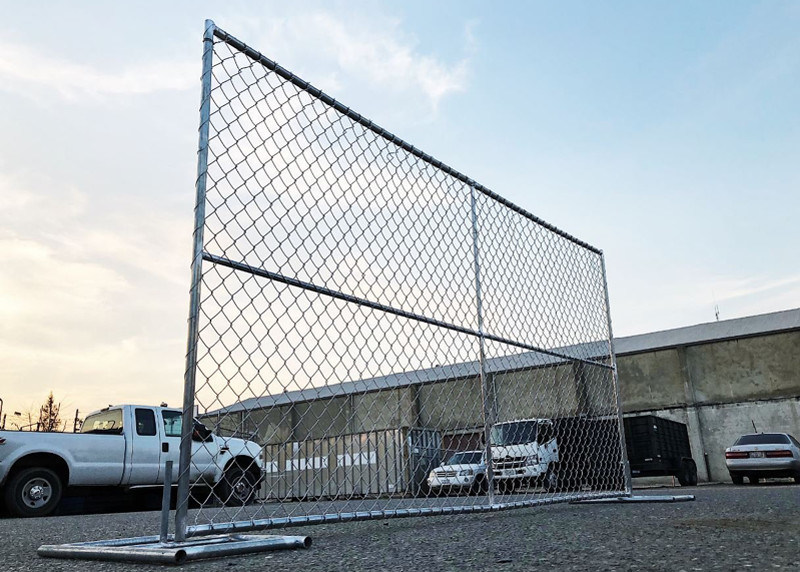 6 Feet High X 10 feet Long Chain Link Portable Panels Temporary Fencing