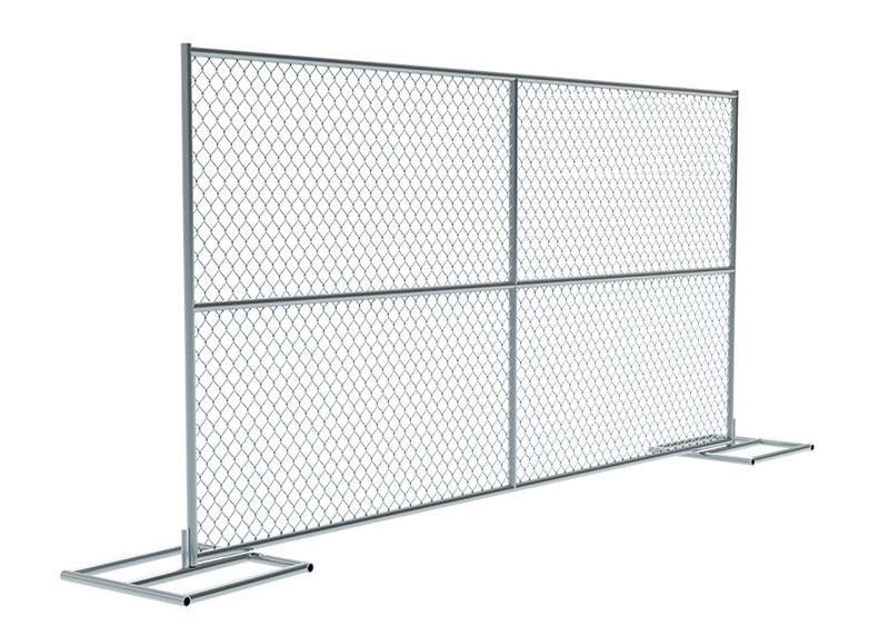 Outdoor Event Temporary Mesh Fence Panels , Portable Temporary Fence Panels