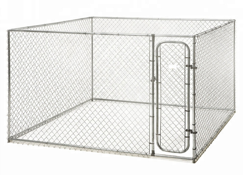Custom Made Chain Link Dog Kennel Large Dog Runs 13 X 13 X 6' Size