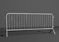 Metal Crowd Barriers , Powder Coated Crowd Control Barrier Silver Color