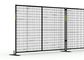 Black Crowd Control Barriers Temporary Fence 72 Inch Height by 87 Inch Length