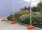 Construction Site Security Fencing with infilled Welded Mesh 50 X 100 X 3MM