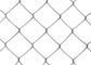 Black PVC Coated Chain Link Fence Mesh 1.2M - 1.8M Width Stainless Steel Wire