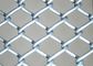 OEM Chain Link Fence Mesh Low Carbon Steel Wire White PVC Coated Surface Treatment III