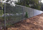 Green PVC Coated Chain Link Fence Mesh PVC Coated For Private Grounds