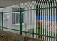 Steel Security Fencing System White Powder Coated Garrison Security Fence Panels 1800 mm, 2100 mm