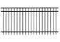 Black Powder Coated Squash Top High Security Fencing 2400 Wide x 1800mm High