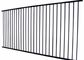 Metal Wrought Iron Zinc Steel Fence Panels 2100 X 2400MM 60*60*1.5 mm