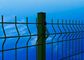 Green Wire Mesh Fence Panels , Hot Dipped Galvanized Wire Mesh Fence