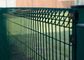 PVC Welded Wire Mesh Fence Panels And Galvanized Garden Fence 3 D Curved
