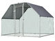 Chicken Coop Outlet Large Metal 20x10 ft Chicken Coop Backyard Hen House Cage Run Outdoor Cage