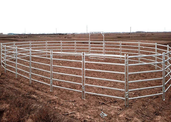 Heavy Duty Horse Corral Panels Hot Dipped Galvanized Metal Livestock Farm