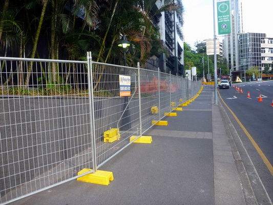 2m Construction Temp Fence Panels 32mm 8'' X 10'' Steel
