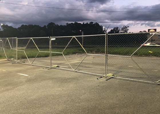 Temporary Chain Link Construction Mobile Chain Mesh Fencing Panel