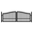 Unclimbable Steel Metal Fence Gates Powder Coating 0.8m 1.0m 1.2m