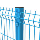 Steel 3D V Mesh Security Fencing 4mm 60mm Post 50mm X 200mm