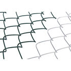 Wean Chain Link Fence 1.0-6.0mm With Square Posts 10ft Spacing Galvanized PVC