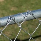Rubber PVC Coated Chain Link Fence Farm Steel Wire Mesh Fencing