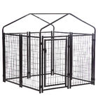 Attractive Large Heavy Duty Dog Run Outdoor Galvanised With 8cm Gap Vertical Bars