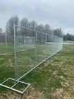 6ft X 12ft Temporary Fence Panel Hot Galvanized Chain Link Construction