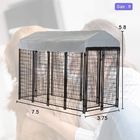 Powder Coated Heavy Duty Dog Kennel 5.8'' X 7.5'' With Roof
