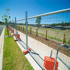 Removable Mesh Fence Panels 3mm Construction Outdoor Galvanized Temporary