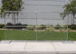 Temporary Security Fence Panels Metal Pipe and Wire Mesh Materials