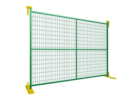 Hot Dipped Galvanized Temporary Fence Panel 50x50mm 6ft X 10ft