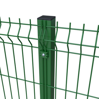 3D Curvy Welded V Mesh Security Fencing Galvanized 4mm