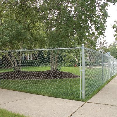 Cyclone Chain Link Mesh Galvanized PVC Coated 50x50mm 2.5in