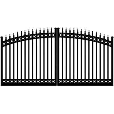4ft Galvanized Wrought Iron Fence With Powder Coating 1.2mm-2.5mm