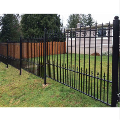 Residential Outdoor 6x8 Removable Decorative Wrought Iron Fence Panels