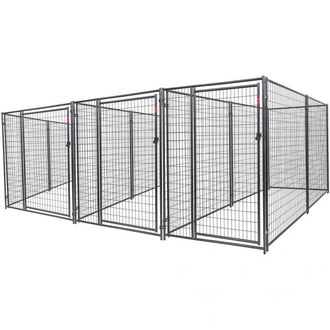 Powder Coated Heavy Duty Dog Crate Kennel With Roof